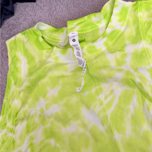 lululemon athletica Neon Lime Tie-Dye Muscle Tank - Picture 4 of 6